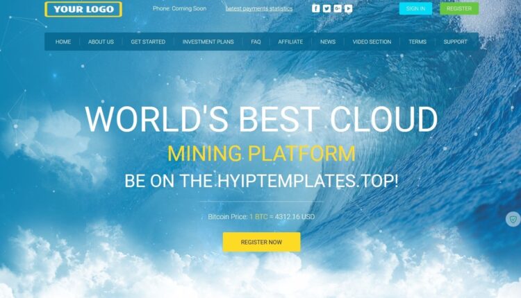 Thehyipshop - Premium Bitcoin Hyip Script With Mining Theme 2